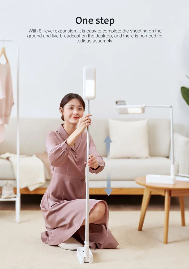 Phone Holder and Lamp for Selfie Perfection