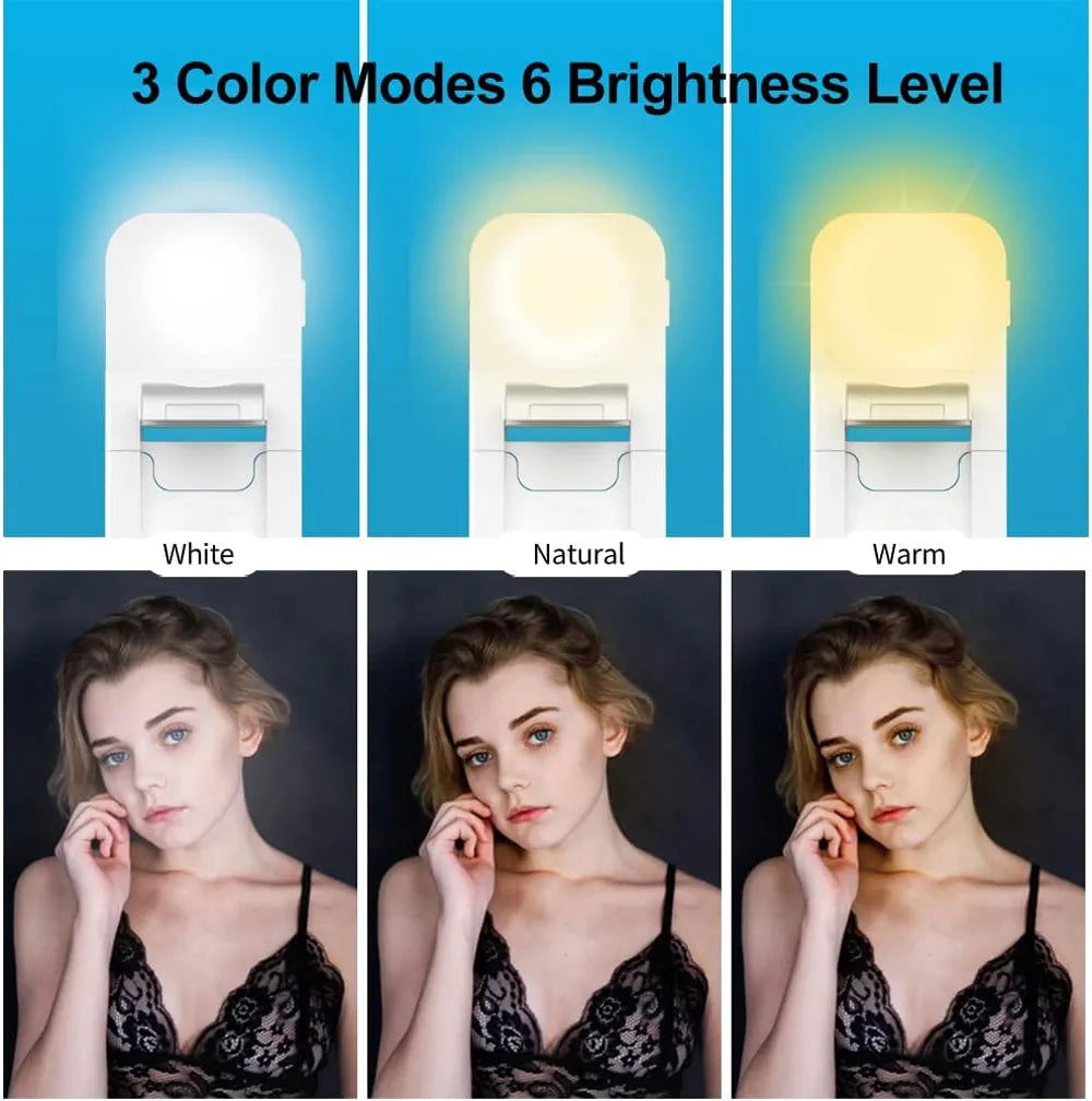 Illuminated Wireless Bluetooth Selfie Stick Tripod with Adjustable Fill Light for Perfect Selfies and Videos - Grab Life