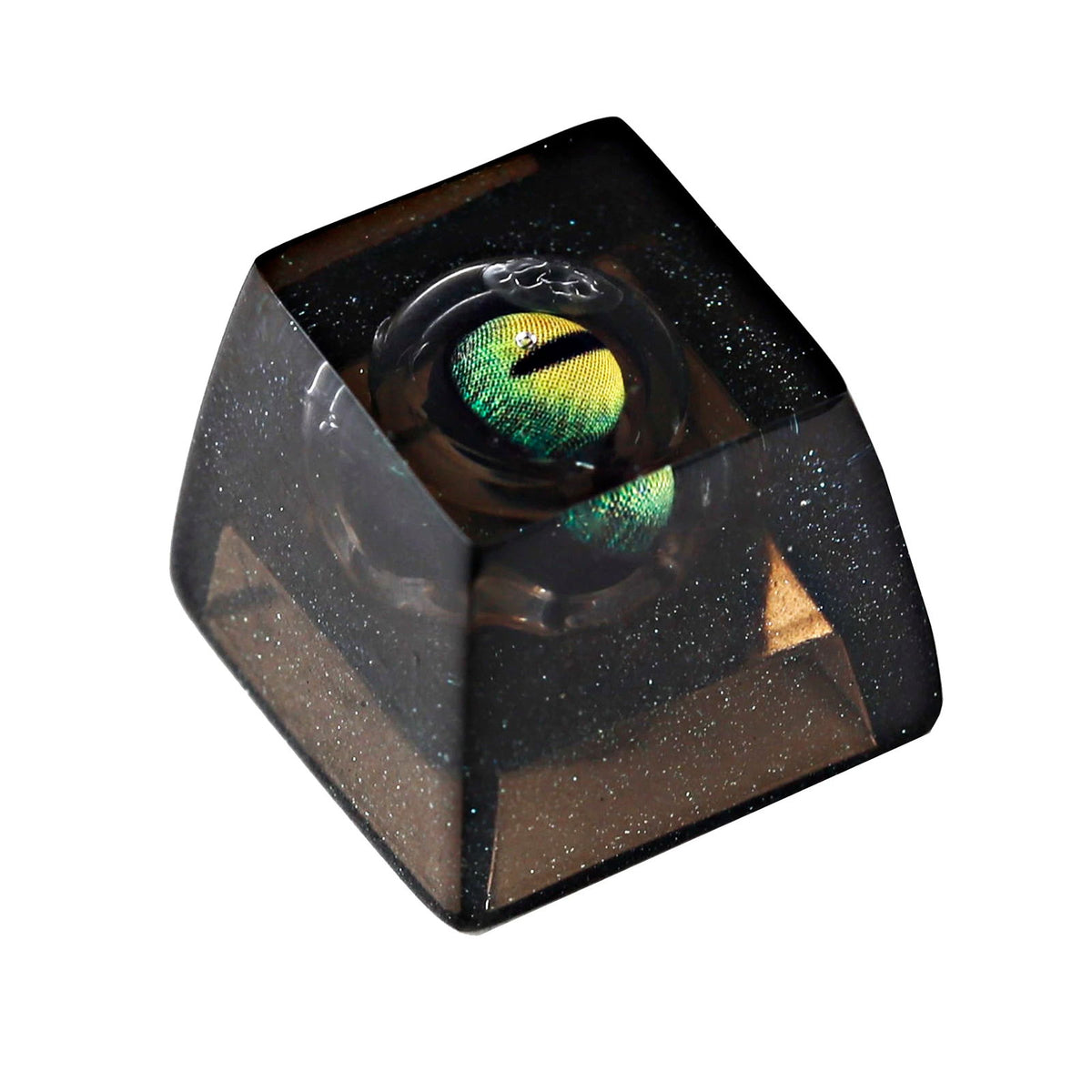 Novelty Artisan Keycap Resin Snow Mountain Shine Through flippable Evil Eye Keycaps For Cherry MX Mechanical Gaming Keyboard - Grab Life