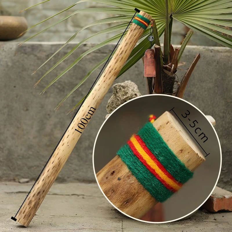 Rainmaker Shaker Cactus Meditation Sleep Rain Stick Imitates Rain Sound Healing Yoga Spiritual Folk Musical Instrument - Grab Life