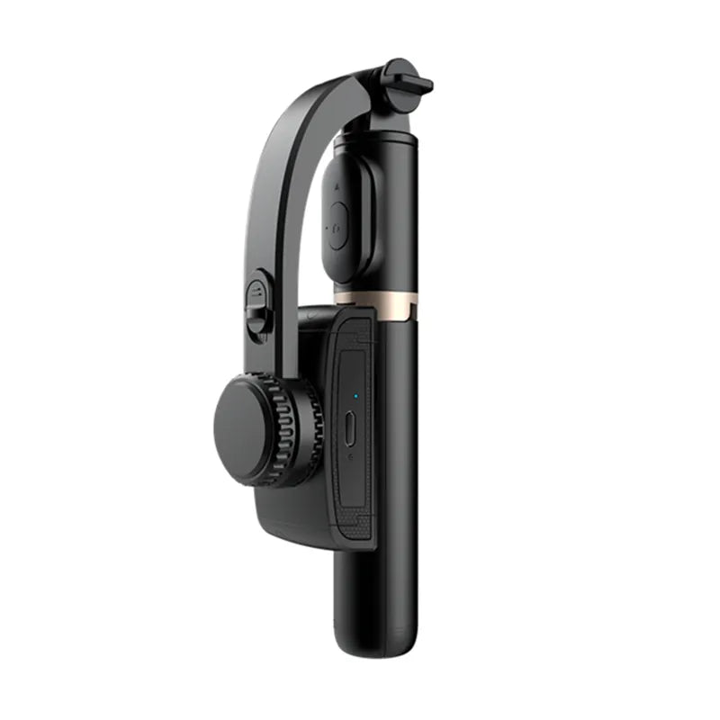 Roreta 2023 NEW Gimbal Stabilizer Selfie Stick Foldable Wireless Tripod with Bluetooth Shutter Monopod for IOS Android - Grab Life