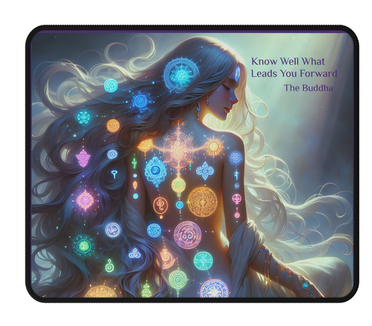Know What Leads You Forward Goddess Mouse Pad