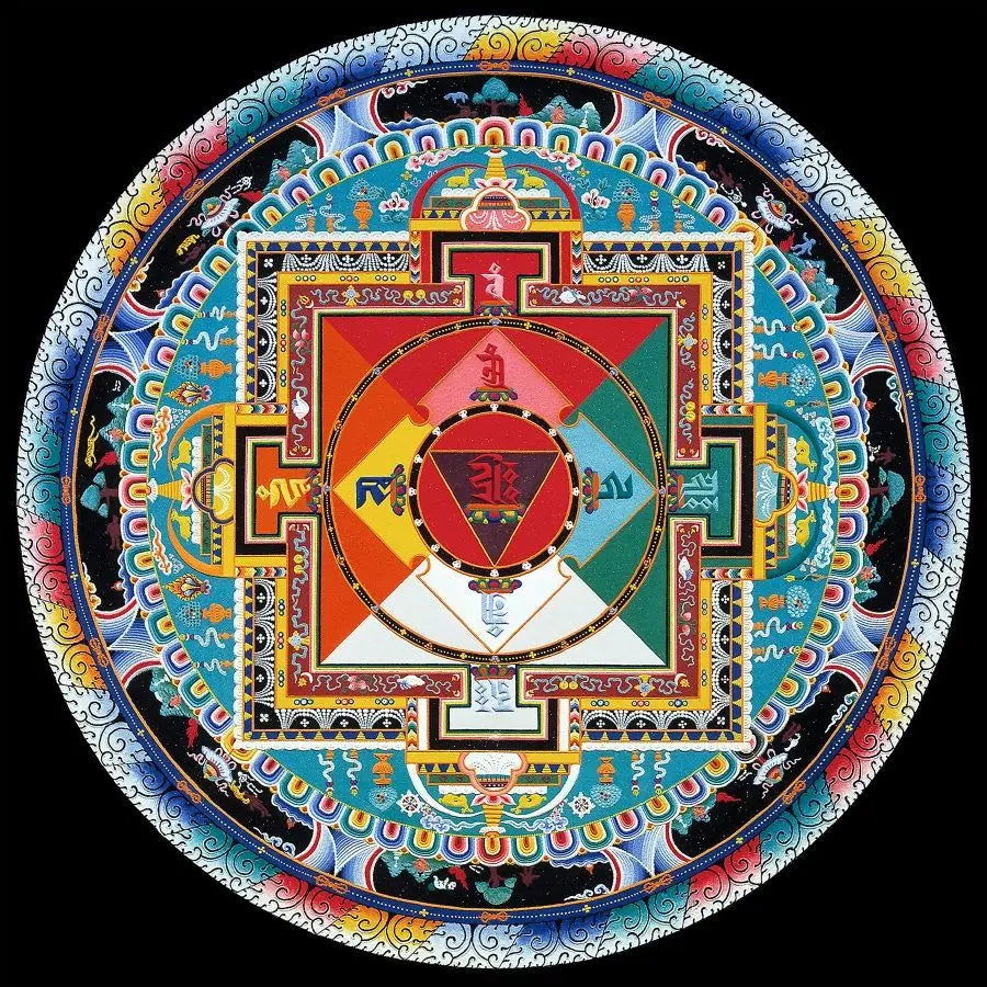 Taoist Tai Chi Bagua Carpet Meditation Cushion Zen Mat Gang Blanket Anti-slip Chinese Living Room Practice  60X60cm - Grab Life