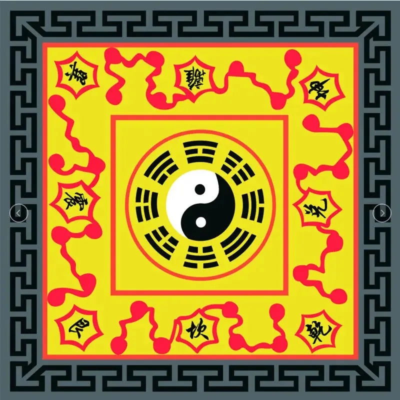 Taoist Tai Chi Bagua Carpet Meditation Cushion Zen Mat Gang Blanket Anti-slip Chinese Living Room Practice  60X60cm - Grab Life
