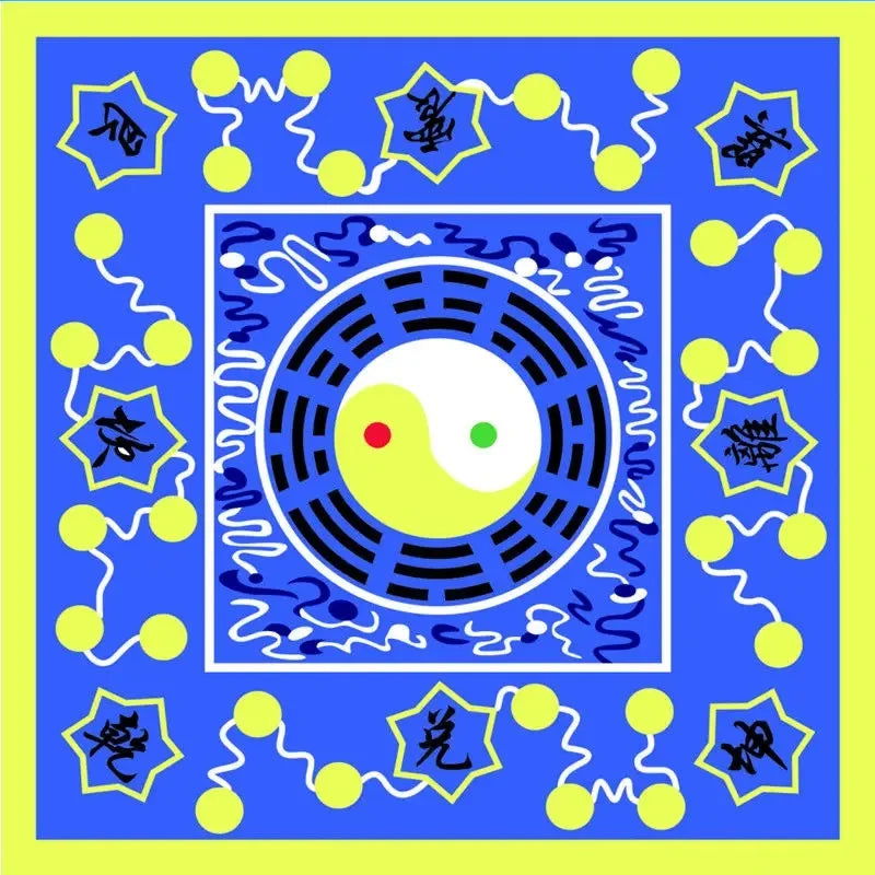 Taoist Tai Chi Bagua Carpet Meditation Cushion Zen Mat Gang Blanket Anti-slip Chinese Living Room Practice  60X60cm - Grab Life