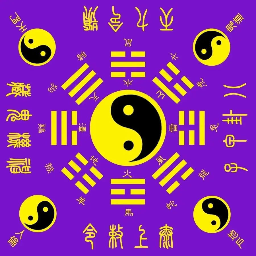 Taoist Tai Chi Bagua Carpet Meditation Cushion Zen Mat Gang Blanket Anti-slip Chinese Living Room Practice  60X60cm - Grab Life