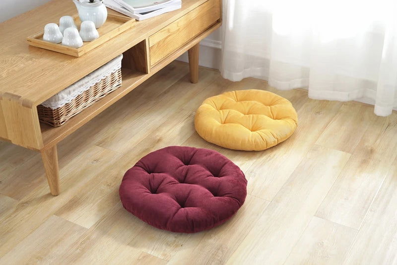 Thick Tufted Round Meditation Cushion for Mindful Living and Relaxation  

Unlock a world of peace and fulfillment with the Inyahome Thick Tufted Round Meditation Cushion. This thoughtfully crafted cushion is your perfect companion for embracing a life - Grab Life