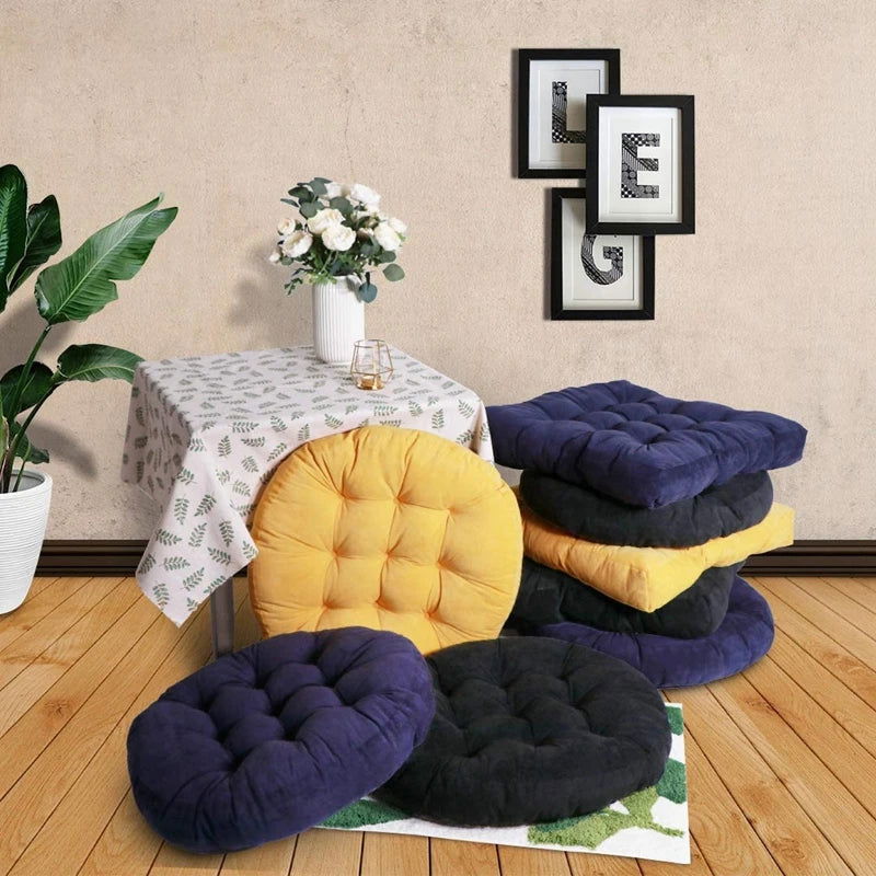 Thick Tufted Round Meditation Cushion for Mindful Living and Relaxation  

Unlock a world of peace and fulfillment with the Inyahome Thick Tufted Round Meditation Cushion. This thoughtfully crafted cushion is your perfect companion for embracing a life - Grab Life