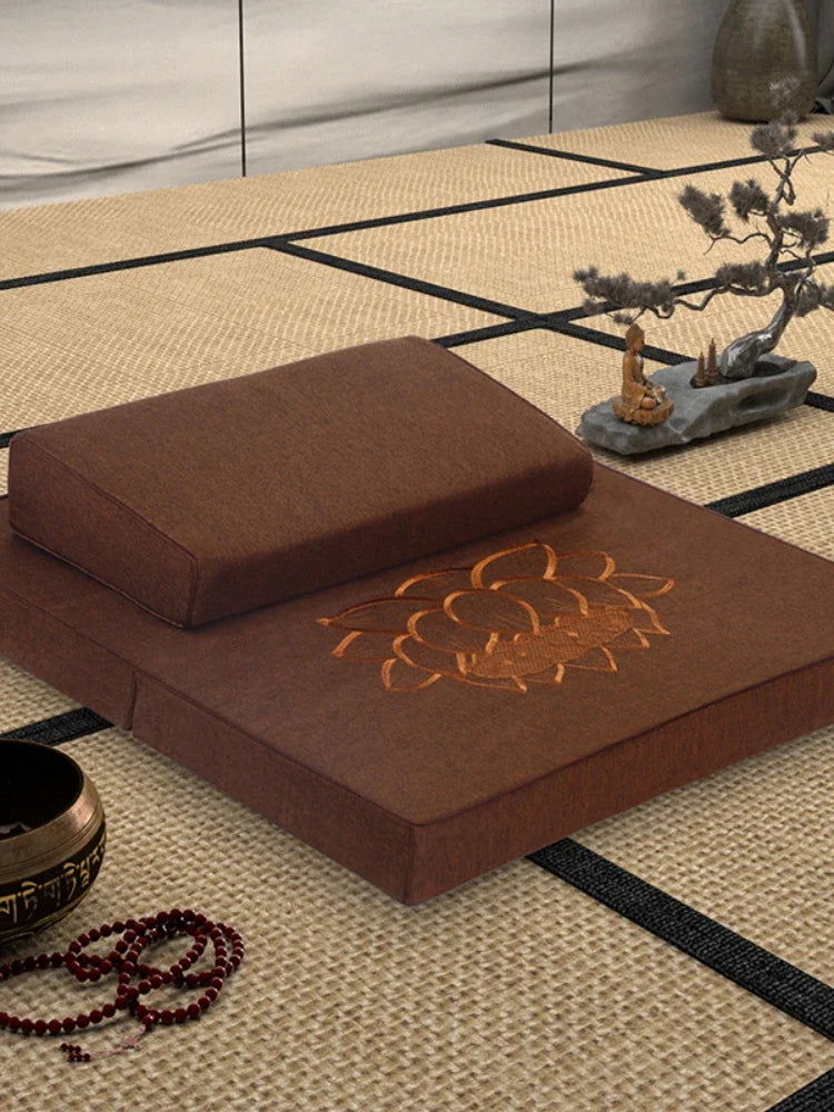 meditation cushion folding pure coconut meditation static  sitting on the cushion padded futon - Grab Life