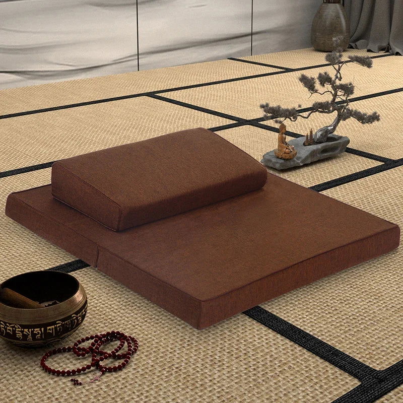 meditation cushion folding pure coconut meditation static  sitting on the cushion padded futon - Grab Life