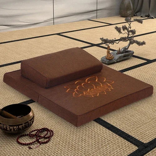 meditation cushion folding pure coconut meditation static  sitting on the cushion padded futon - Grab Life