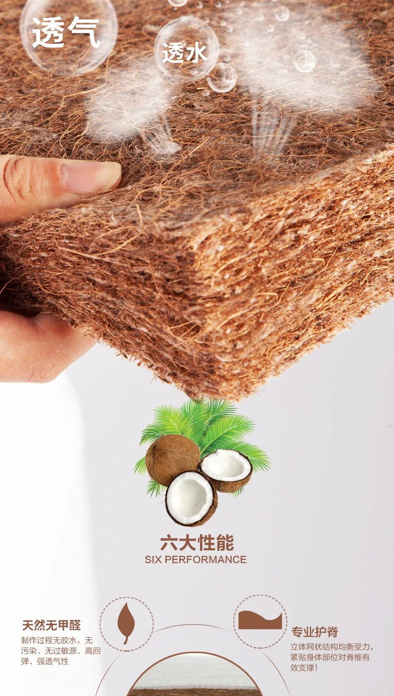 meditation cushion folding pure coconut meditation static  sitting on the cushion padded futon - Grab Life
